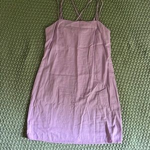 purple mini dress